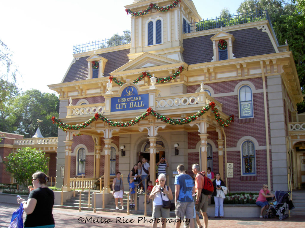 City Hall Guest Relations. Main Street USA Disneyland. disability treatment