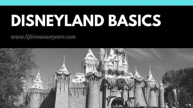 Disneyland Basics www.lifeinmouseyears.com #lifeinmouseyears #disneyland