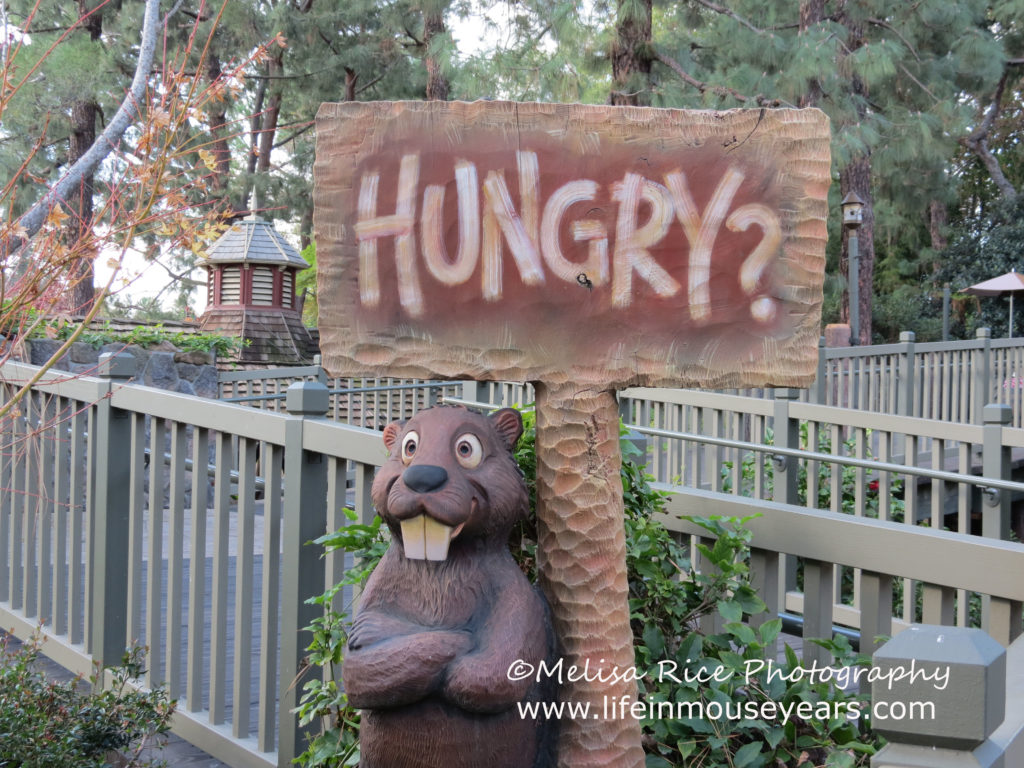 Hungry Bear Restaurant. Disneyland. Hungry sign.