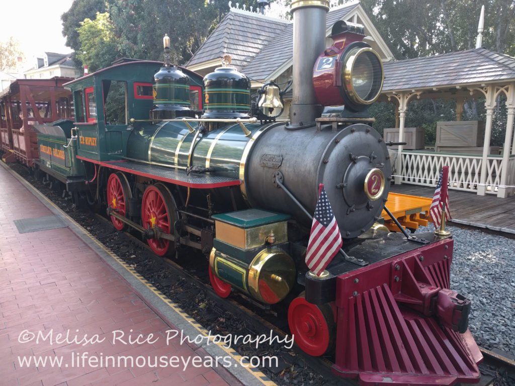 Secrets About the Disneyland Railroad. Steam train.