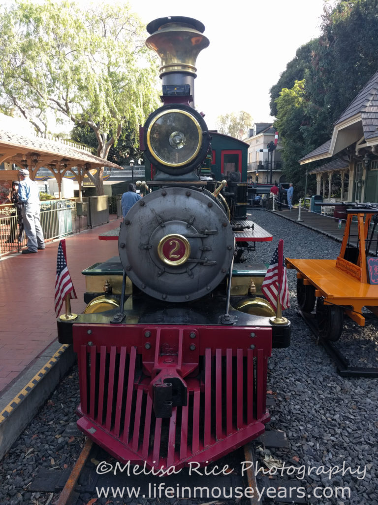 Secrets About the Disneyland Railroad. Steam train.