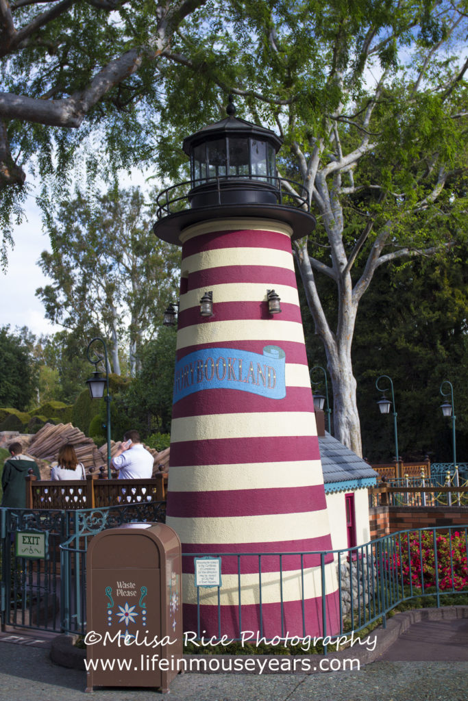 Storybook Land Canal Boats entrance in Disneyland. Top 10 attractions for kids of all ages.