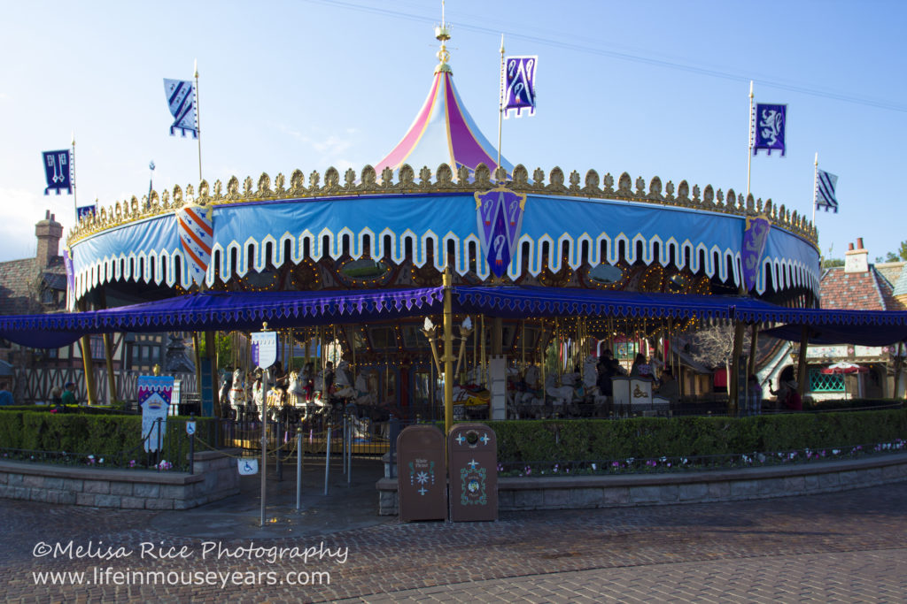 King Arthur's Carousel. Disneyland. Opening day attraction.