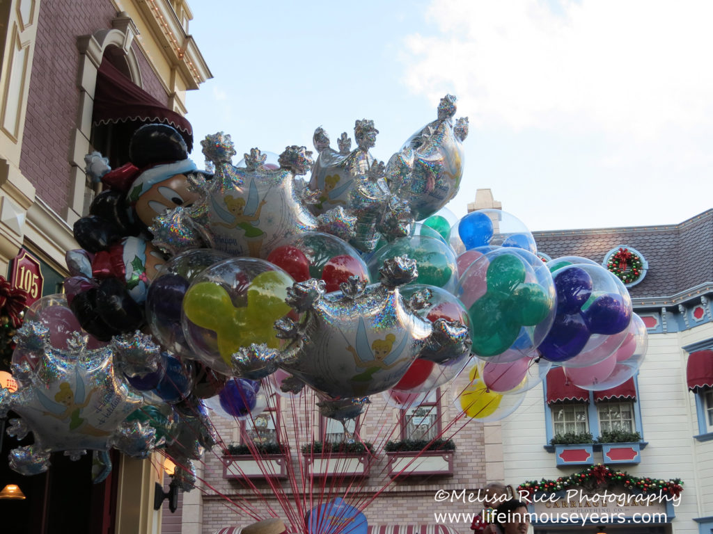 souvenirs. balloons at Disneyland