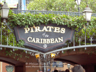 Pirates of the Caribbean turns 51. Entrance sign.