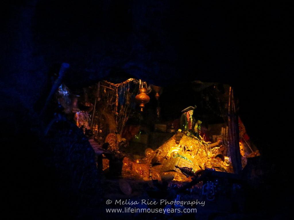 The treasure inside of Pirates of the Caribbean. Pirates of the Caribbean Disneyland Turns 51