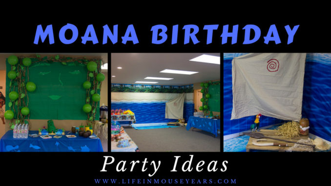 Moana Birthday Party Ideas