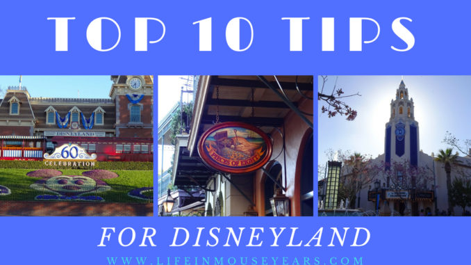 Top 10 Tips for Disneyland