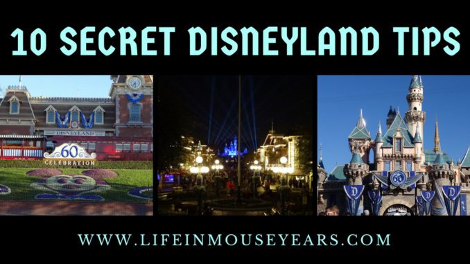 10 Secret Disneyland Tips