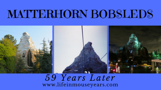 Matterhorn Bobsleds 59 Years Later