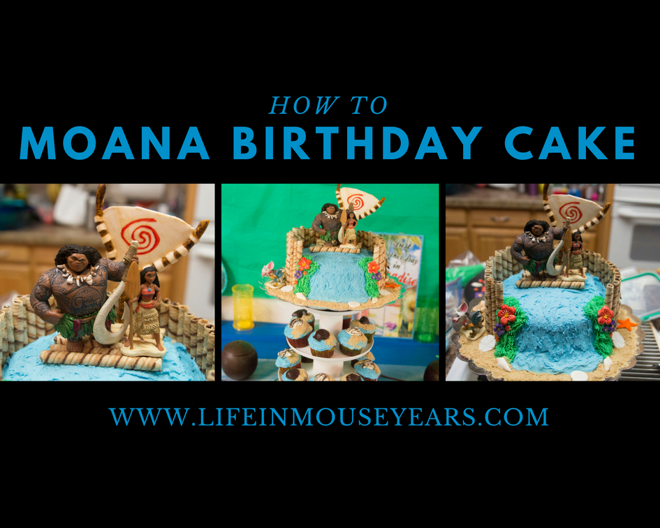 How To Moana Birthday Cake Life In Mouse Years