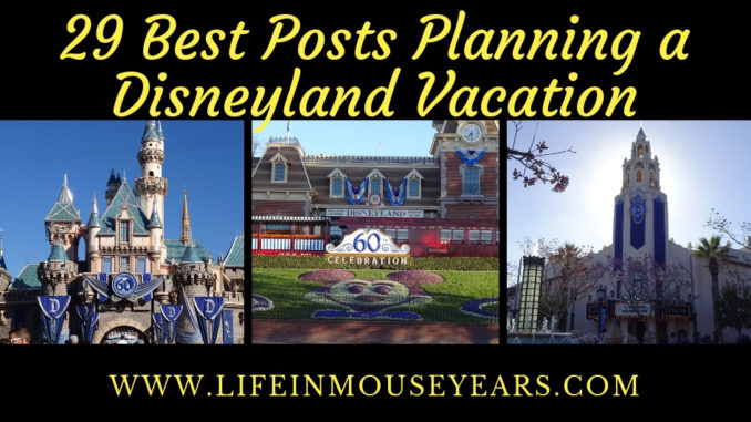29 Best Posts Planning a Disneyland Vacation. www.lifeinmouseyears.com #disneyland #disney #disneylandafterdark #nighttimedisneyland #california #familyvacation