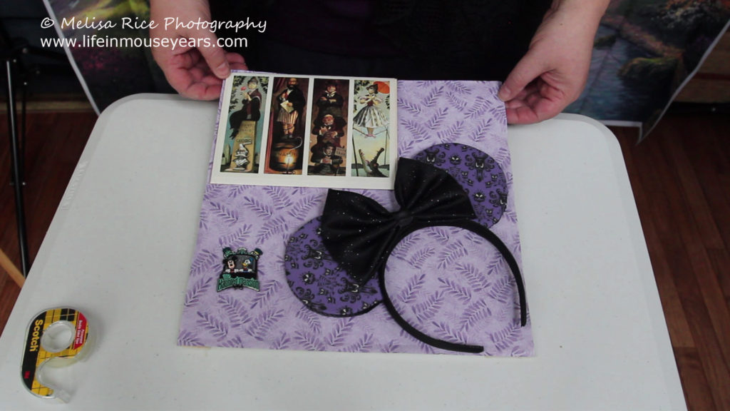 How to Make a Disney Shadow Box. Haunted Mansion www.lifeinmouseyears.com #lifeinmouseyears #disneyland #disney #disneyshadowbox #hauntedmansion #hauntedmansionshadowbox #shadowbox #crafting #diy #disneyfun #makesomethingmagical #diycrafts