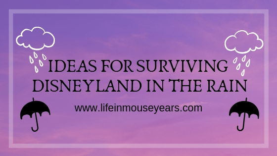 Ideas for Surviving Disneyland in the Rain www.lifeinmouseyears.com #lifeinmouseyears #rainydaydisneyland #disneyparks #california #rainydayideas #disneyland #californiaadventure #littlemermaid