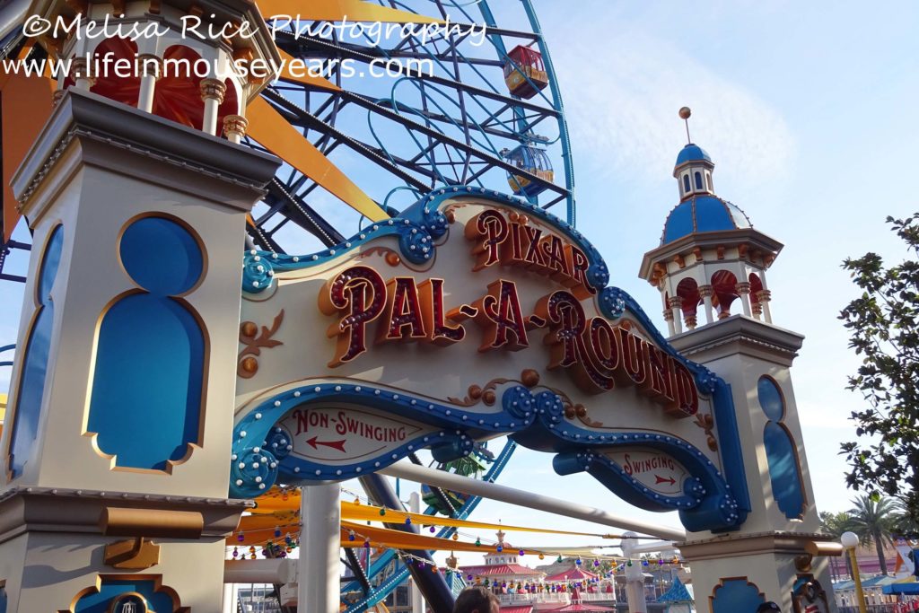 Exploring Pixar Pier www.lifeinmouseyears.com #lifeinmouseyears #pixarpier #californiaadventure #pixarpalaround #ferriswheel #fun #dontlookdown 