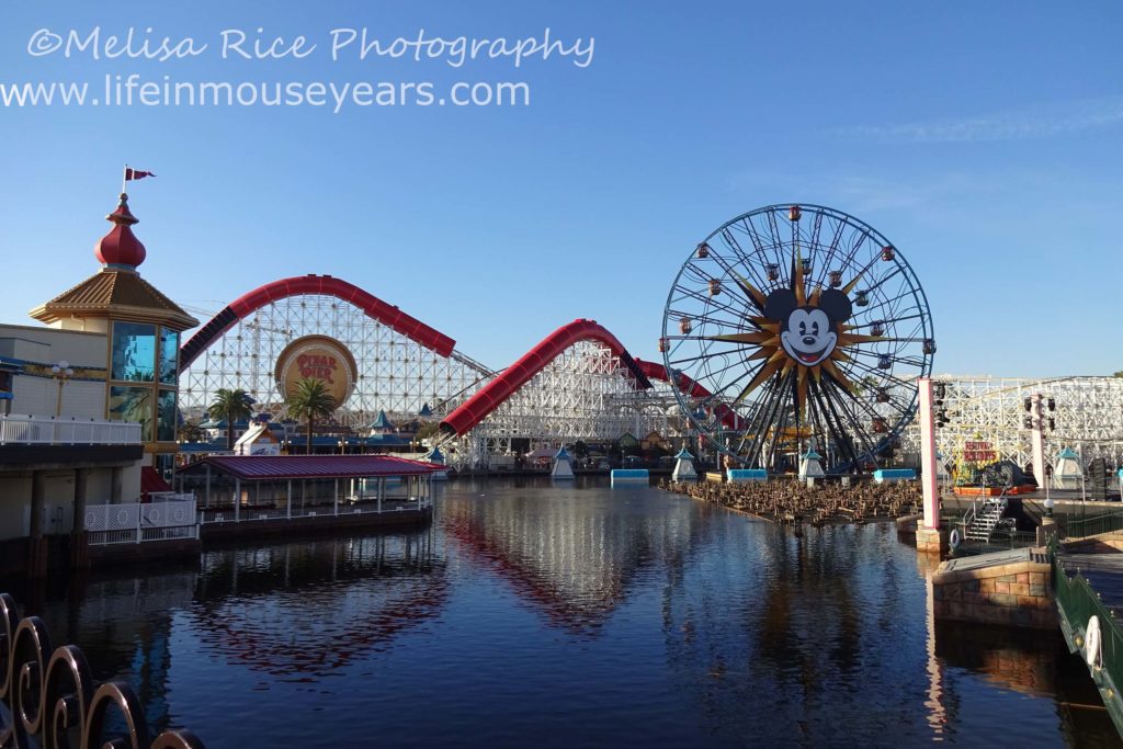 Exploring Pixar Pier www.lifeinmouseyears.com #lifeinmouseyears #pixarpier #californiaadventure #reflections 