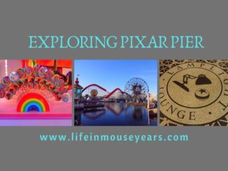 Exploring Pixar Pier www.lifeinmouseyears.com #lifeinmouseyears #pixarpier #californiaadventure #reflections