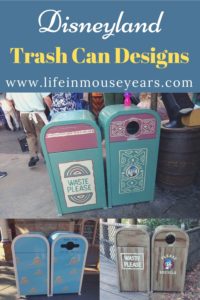 Disneyland Trash Can Designs www.lifeinmouseyears.com #lifeinmouseyears #disneytrashcans #disneydetails #disneyparks #disneylandresort