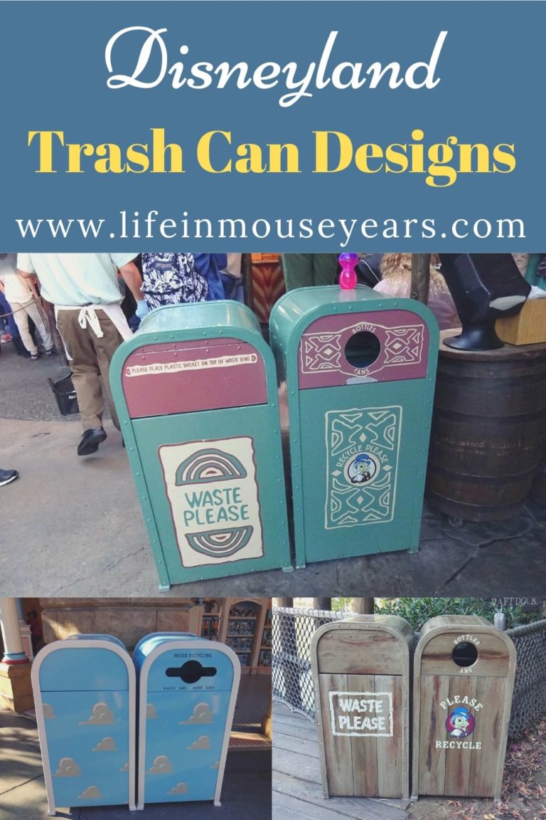 Disneyland Trash Can Designs Life In Mouse Years